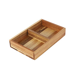 Rectangle Tray & Partition 28X18X5 cms