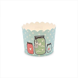 Sky Blue Paper Muffin Cups