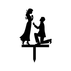 Marry Me Cake Topper