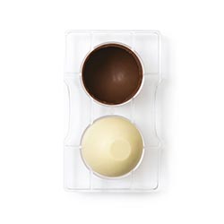 Chocolate Mould 2 Cavity Hemisphere