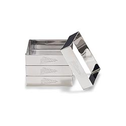 4 Piece Tart Ring Set 8 Cm