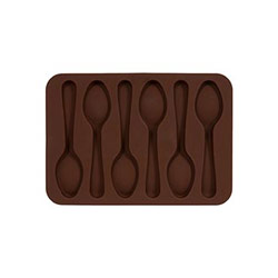 Silicone Spoon Chocolate Mold 17 X 12 cms