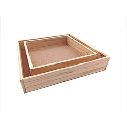Pine Wood Tray Combo