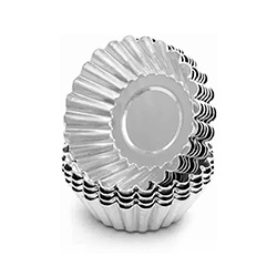 No 1 Aluminium Tart Mould - 5pcs