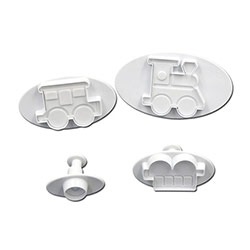 4 pcs Train Plunger Cutter