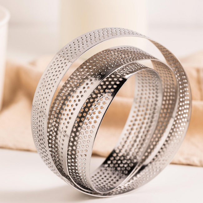 Shop 3 pcs Perforated Tart Rings Online in India