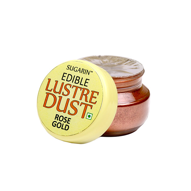 Shop Sugarin Edible Rose Gold Lustre Dust Online in India