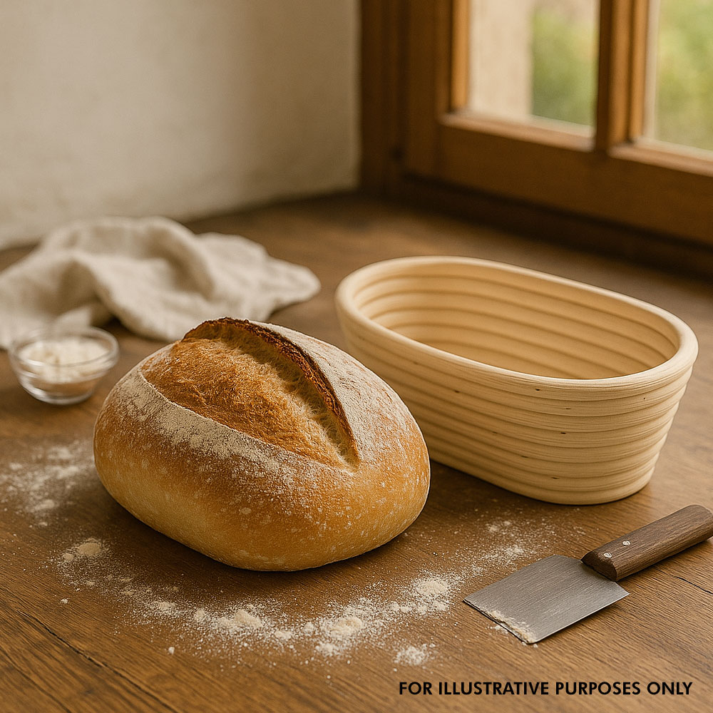 25 cms Oval Bread Proofing Basket 6pcs